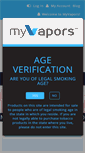 Mobile Screenshot of myvapors.com